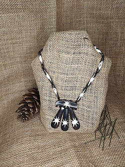 2 ~ Wood & Bovine Necklace ♻️