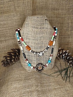 3 ~ Shamanic Bone and Wood Necklace ❇️